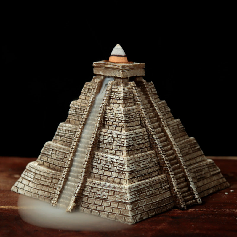 View Backflow Incense Burner Aztec Pyramid information