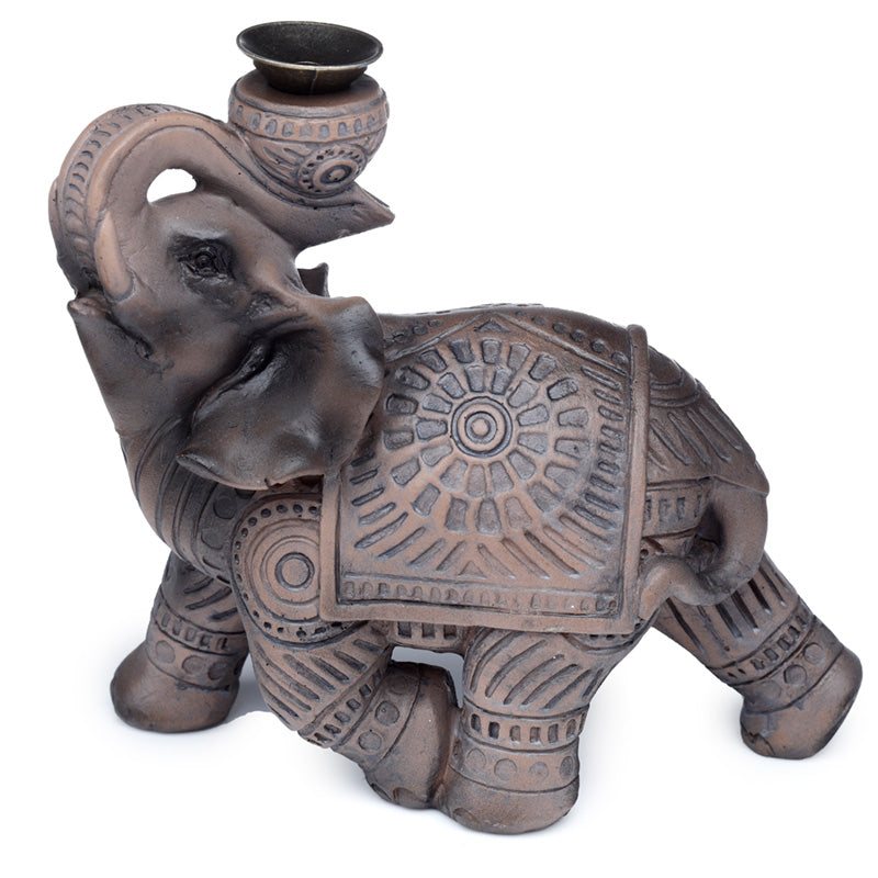 View Backflow Incense Burner Peace of the East Wood Effect Elephant information