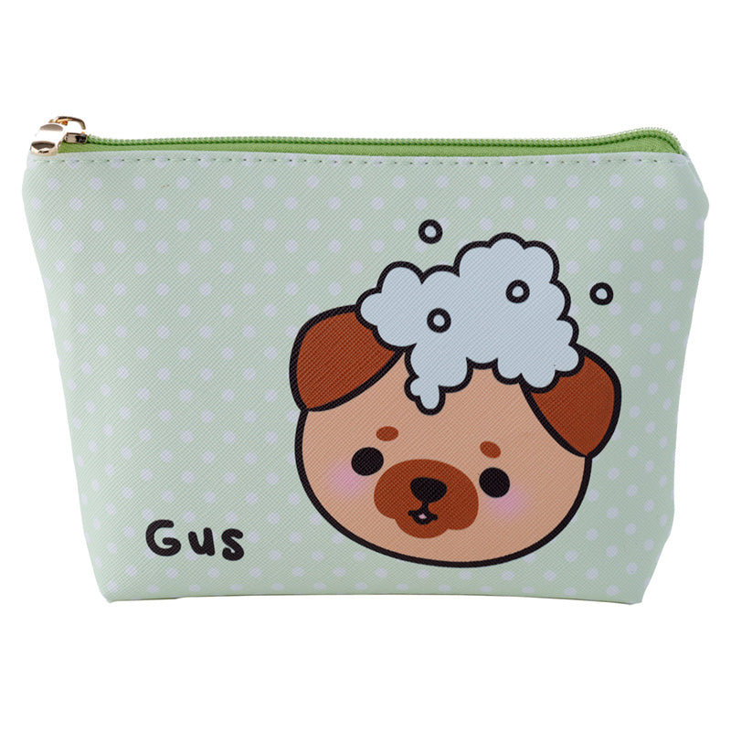 View Adoramals Gus the Pug Small PVC Toiletry Makeup Wash Bag information