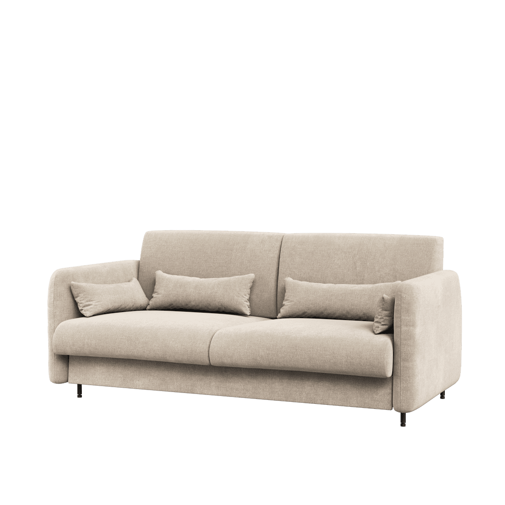 View BC19 Upholstered Sofa For BC12 Vertical Wall Bed Concept 160cm Beige Grey Matt information