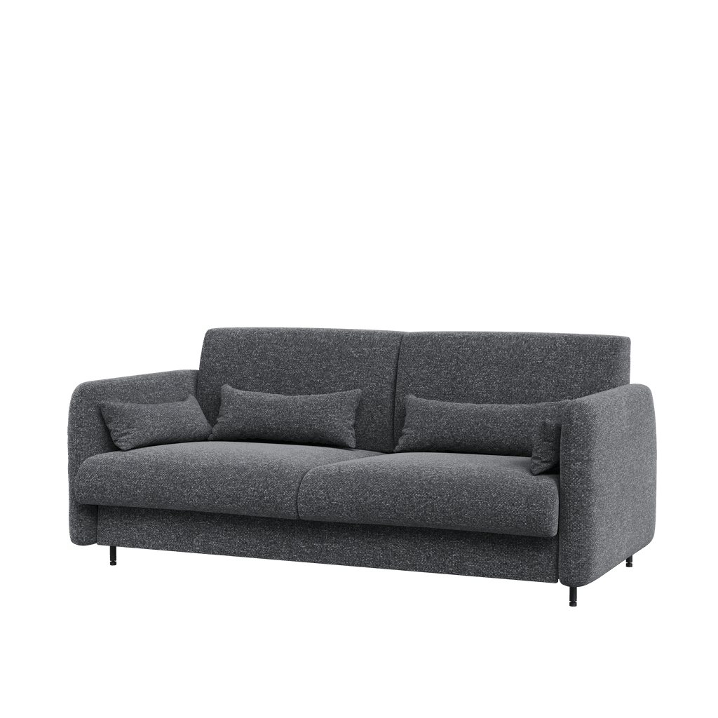 View BC18 Upholstered Sofa For BC01 Vertical Wall Bed Concept 140cm Graphite White Gloss information