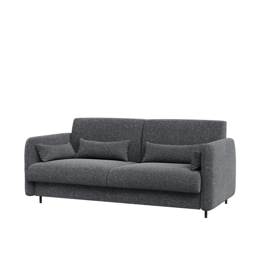 View BC19 Upholstered Sofa For BC12 Vertical Wall Bed Concept 160cm Graphite White Matt information