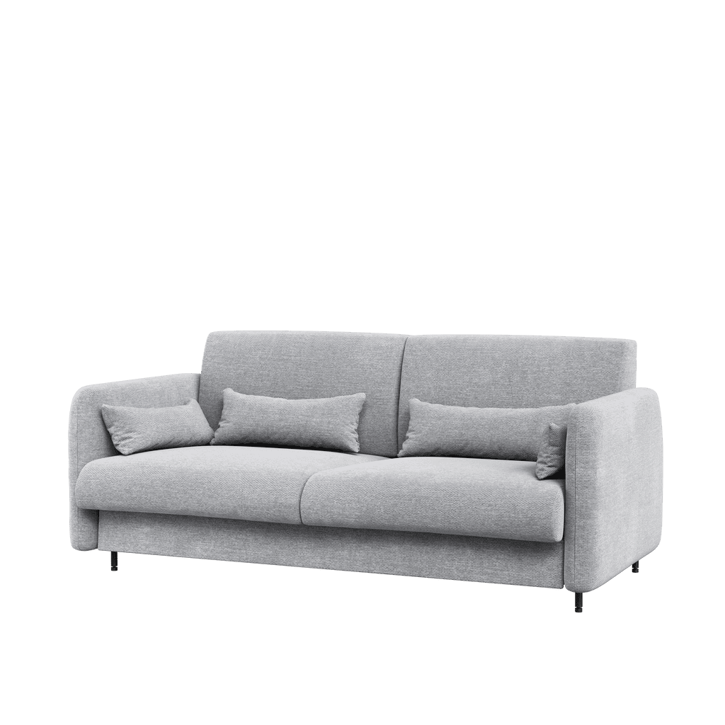 View BC18 Upholstered Sofa For BC01 Vertical Wall Bed Concept 140cm Grey Grey Matt information