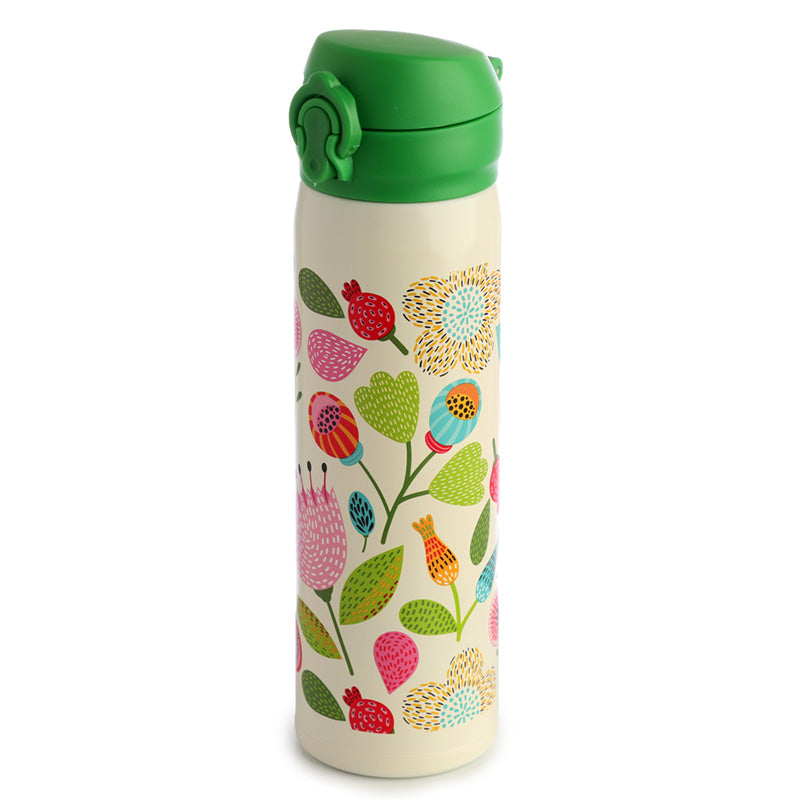 View Reusable Push Top Stainless Steel Hot Cold Thermal Insulated Drinks Bottle Pick of the Bunch Autumn Falls information