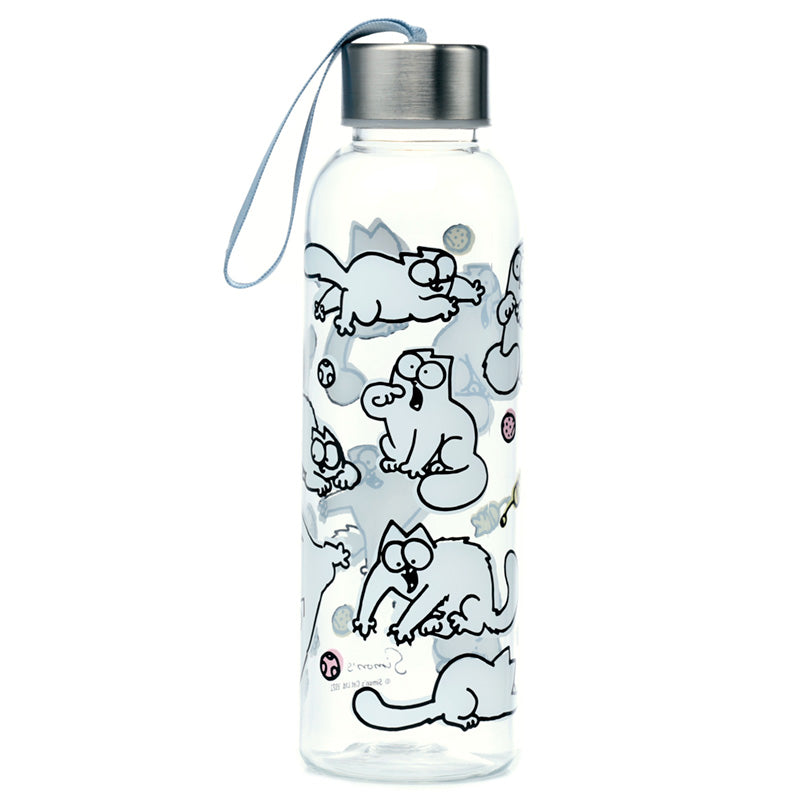 View Reusable Simons Cat 2021 500ml Water Bottle with Metallic Lid information