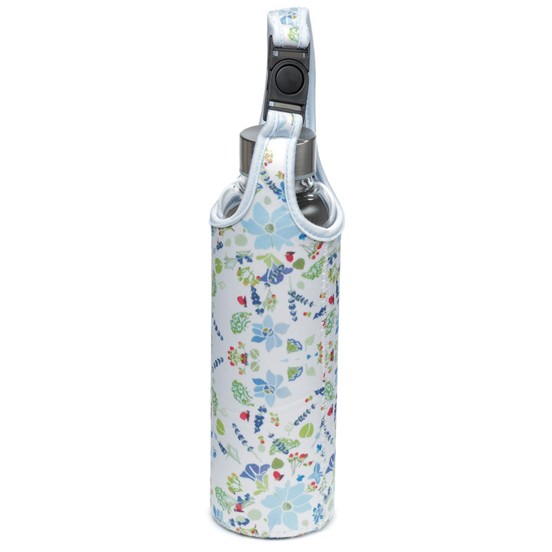 View Reusable 500ml Glass Water Bottle with Protective Neoprene Sleeve Julie Dodsworth information