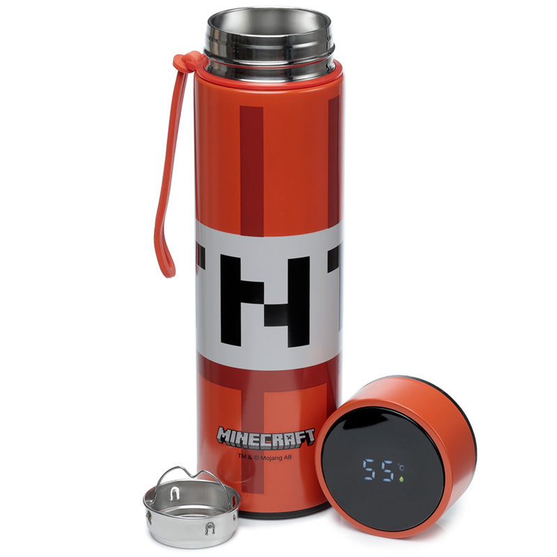 View Reusable Stainless Steel Hot Cold Insulated Drinks Bottle Digital Thermometer Minecraft TNT information