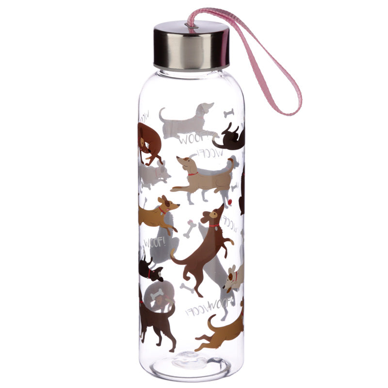 View Reusable Catch Patch Dog 500ml Water Bottle with Metallic Lid information