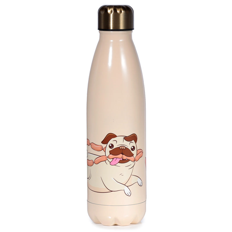 View Reusable Stainless Steel Insulated Drinks Bottle 500ml Mopps Pug information