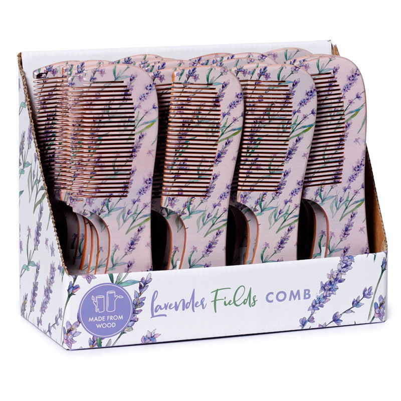 View Wooden Comb Pick of the Bunch Lavender Fields information