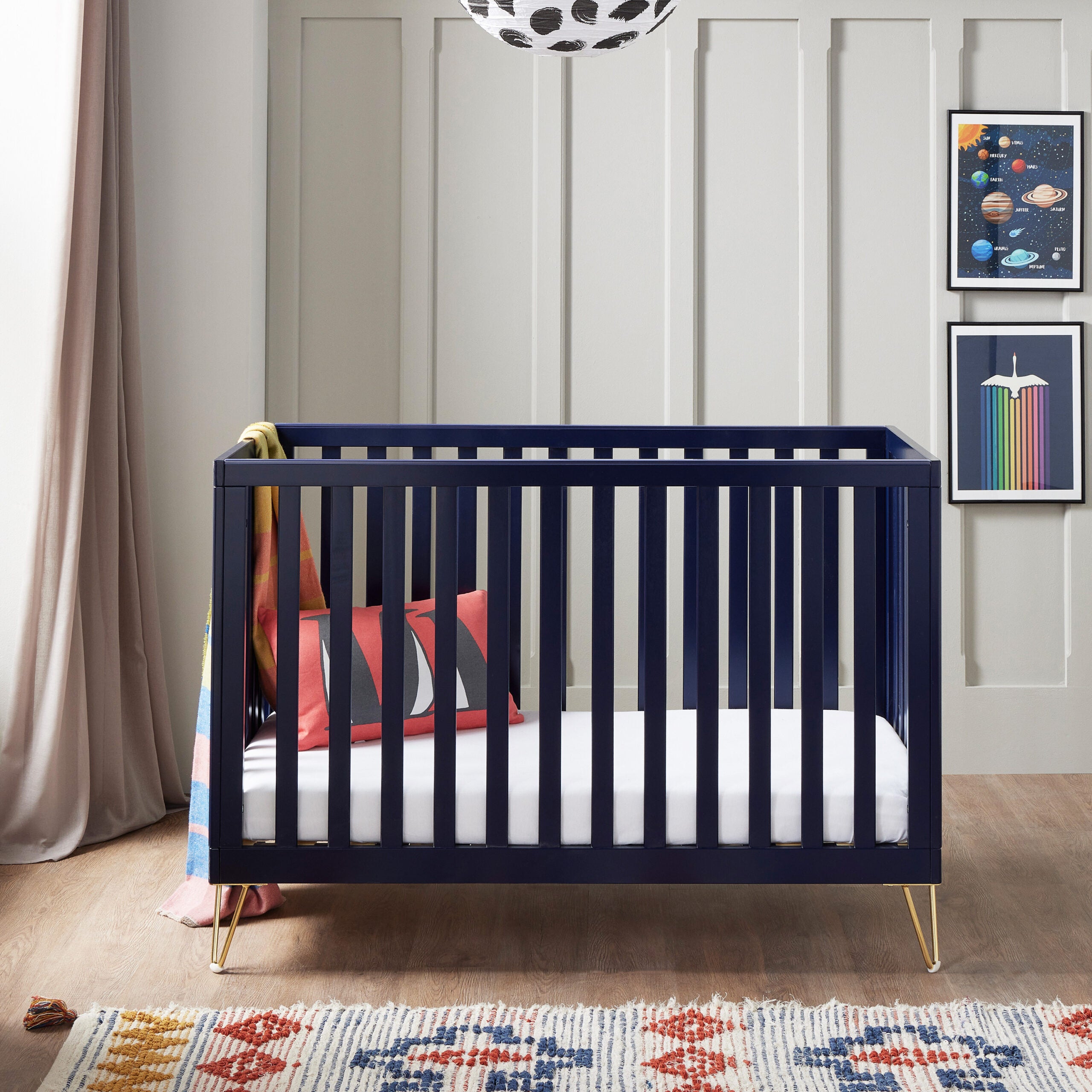 View Babymore Kimi Cot Bed Midnight information