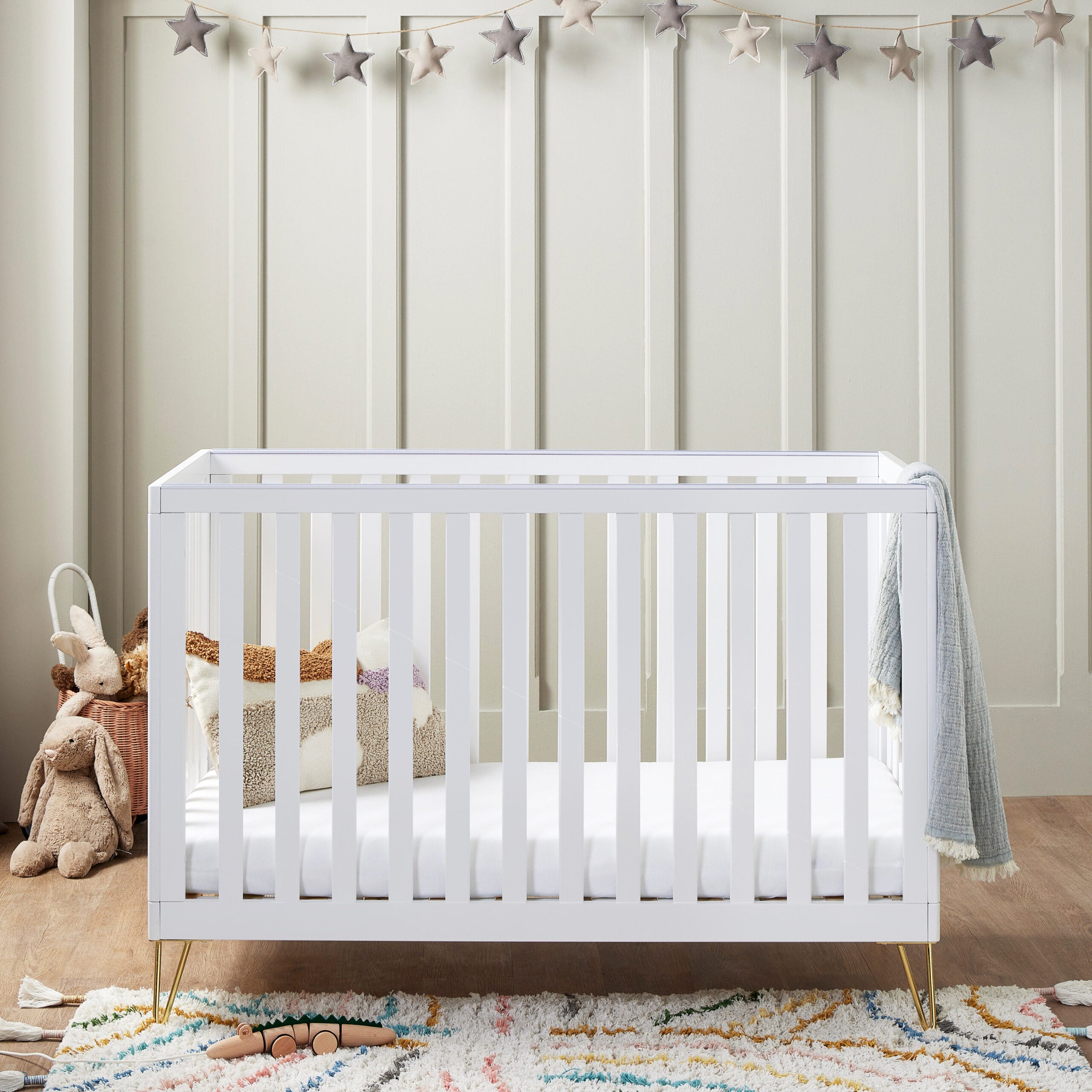 View Babymore Kimi Cot Bed White information