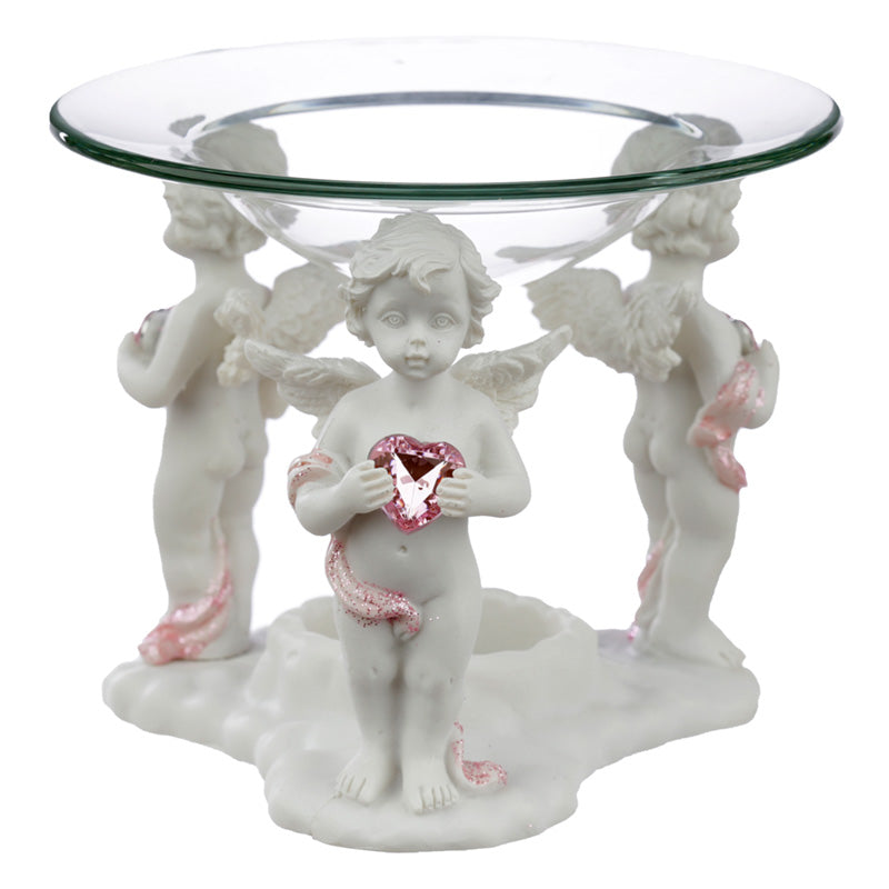 View Collectable Peace of Heaven Cherub Call of the Heart Oil Wax Burner information