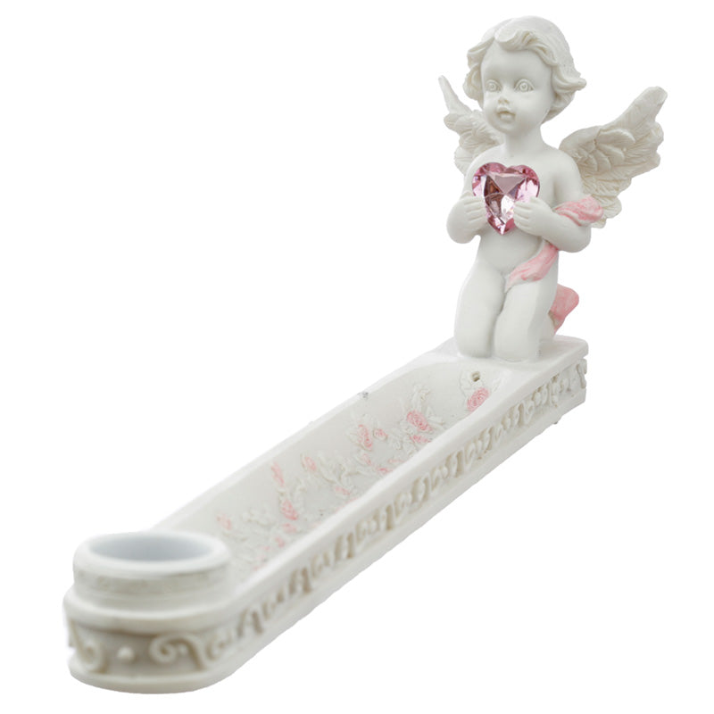 View Collectable Peace of Heaven Cherub Follow Your Heart Incense Burner Ashcatcher information