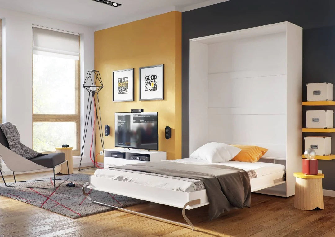 View CP02 Vertical Wall Bed Concept 120cm Murphy Bed Grey Matt 120 x 200cm information