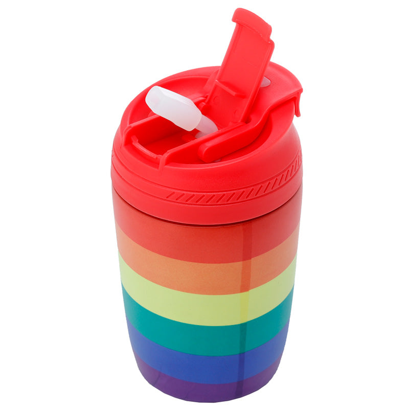 View Reusable Stainless Steel Insulated Food Drinks Cup 380ml Somewhere Rainbow information