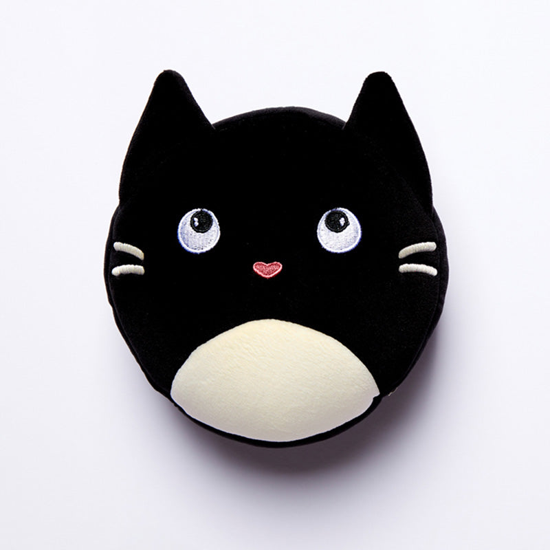 View Feline Fine Cat Relaxeazzz Plush Round Travel Pillow Eye Mask Set information