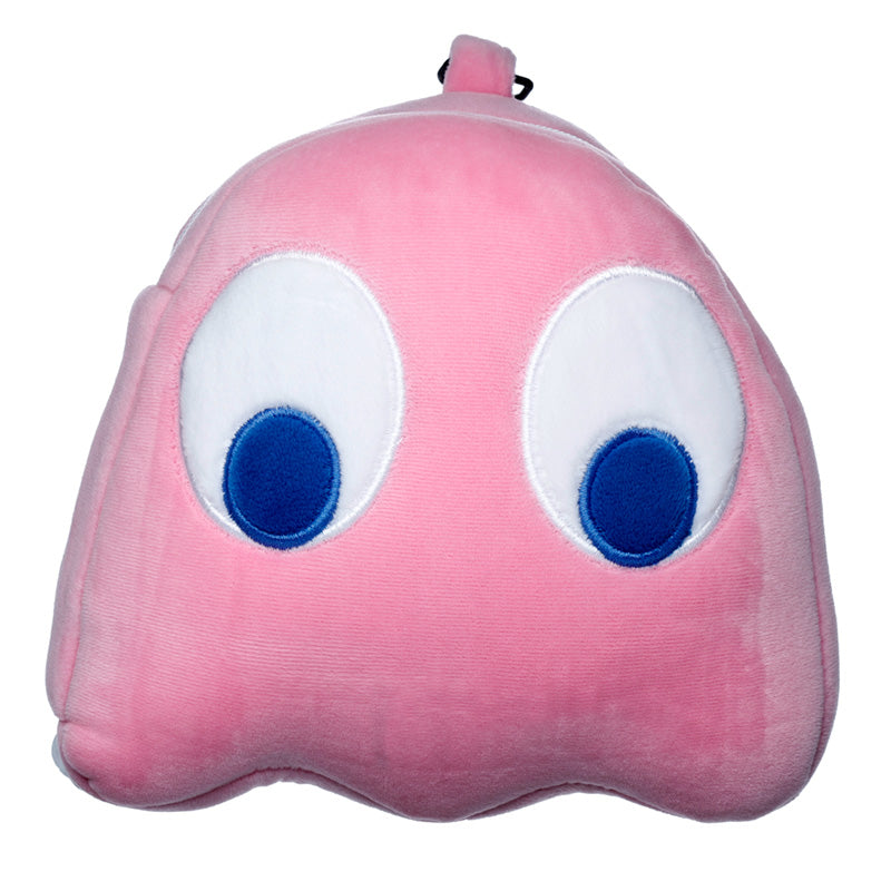 View Relaxeazzz PacMan Pink Ghost Shaped Travel Pillow Eye Mask information