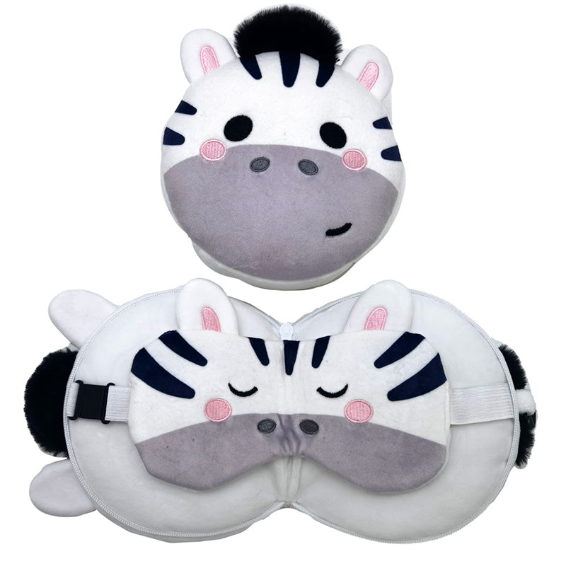 View Relaxeazzz Travel Pillow Eye Mask Adoramals Bali the Zebra information