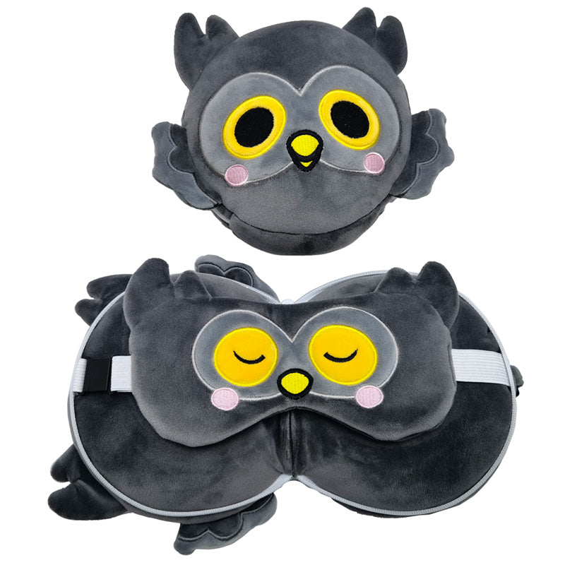 View Relaxeazzz Travel Pillow Eye Mask Adoramals Winston the Owl information