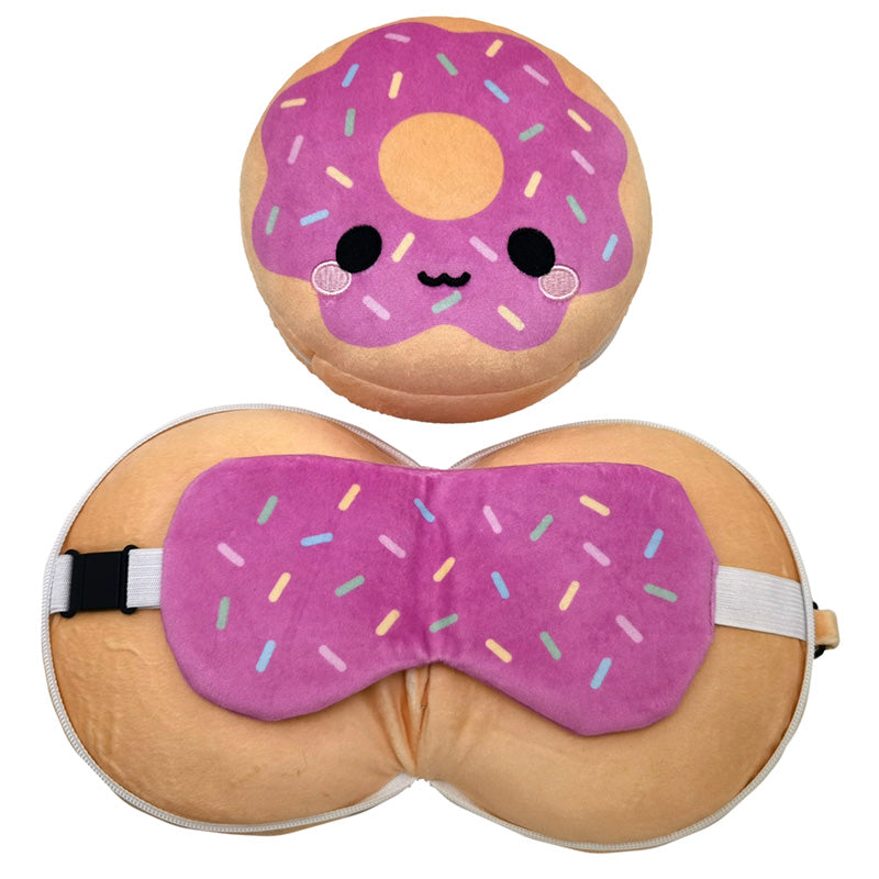 View Relaxeazzz Travel Pillow Eye Mask Adorasnacks Donut information