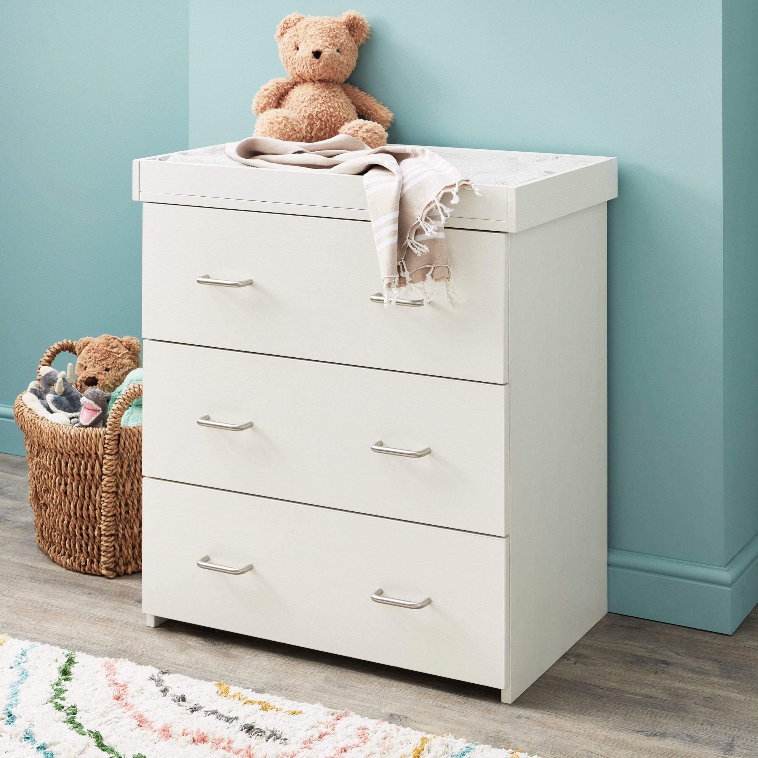 View Babymore Caro Nursery Chest Changer White Wash information