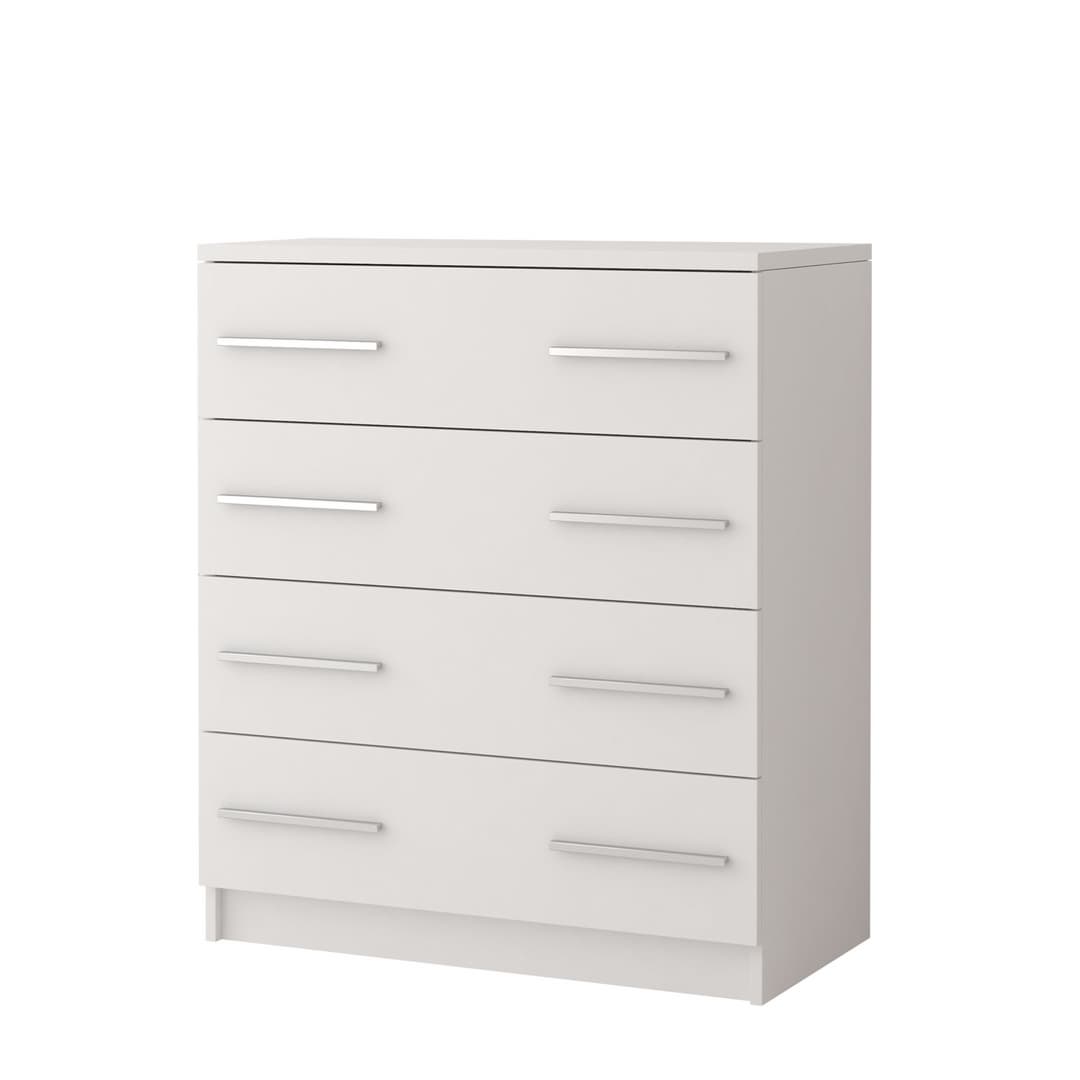 View Omega OM02 Chest of Drawers 80cm White Matt White Matt 80cm information