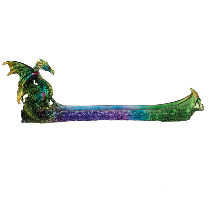 View Metallic Rainbow Dragon Ashcatcher Incense Burner information