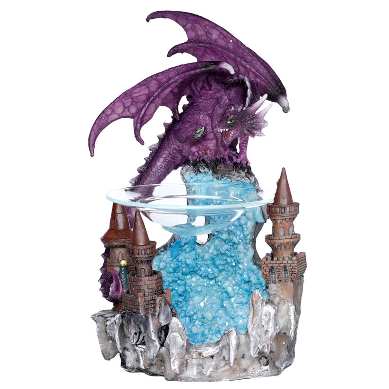 View Crystal Ravine Castle Dark Legends Dragon Oil and Wax Burner with Glass Dish information