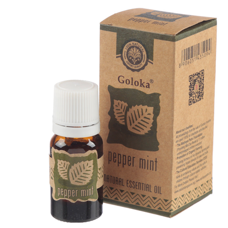 View Goloka Essential Oils 10ml Peppermint information