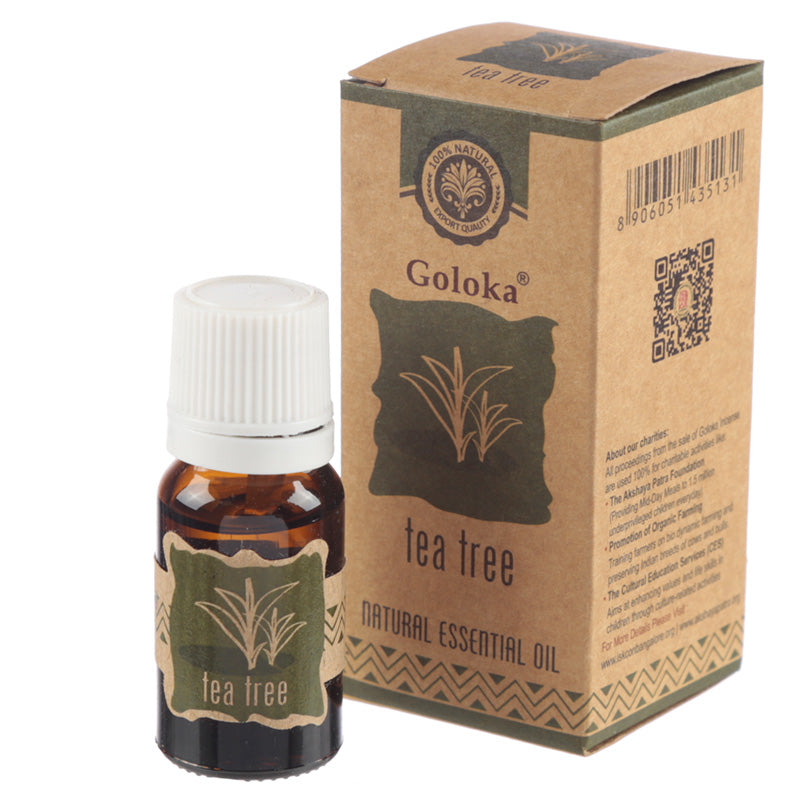 View 12x Goloka Essential Oils 10ml Tea Tree information