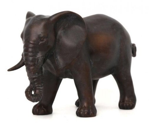 View Bronzed Elephant Ornament information