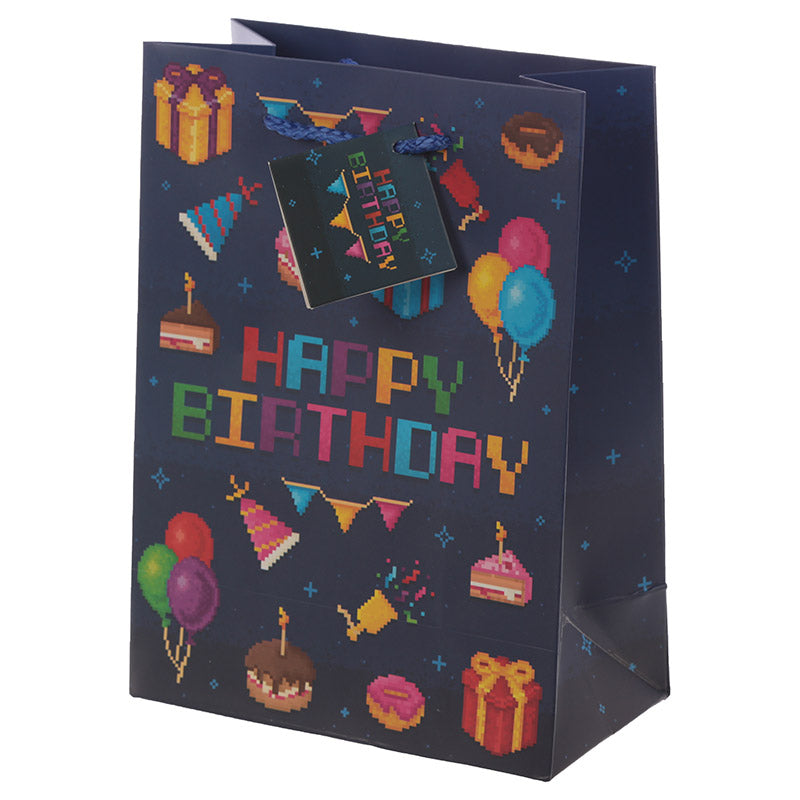 View Happy Birthday Game Over Gamer Design Medium Gift Bag information