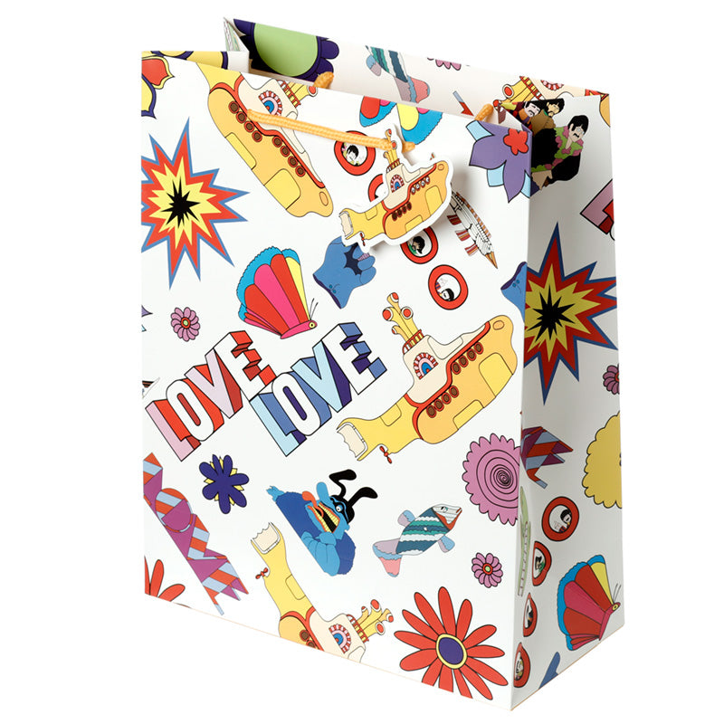 View The Beatles Yellow Submarine LOVE Large Gift Bag information