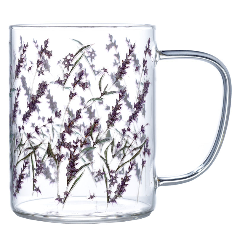 View Glass Mug Lavender Pick of the Bunch information