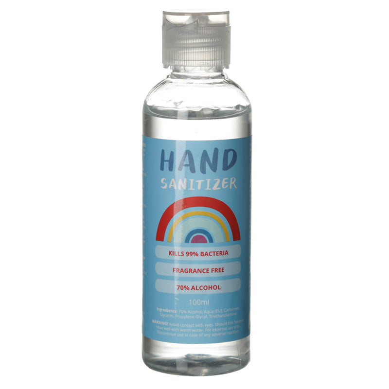 View Rainbow Hand Sanitiser Gel 100ml Bottle information