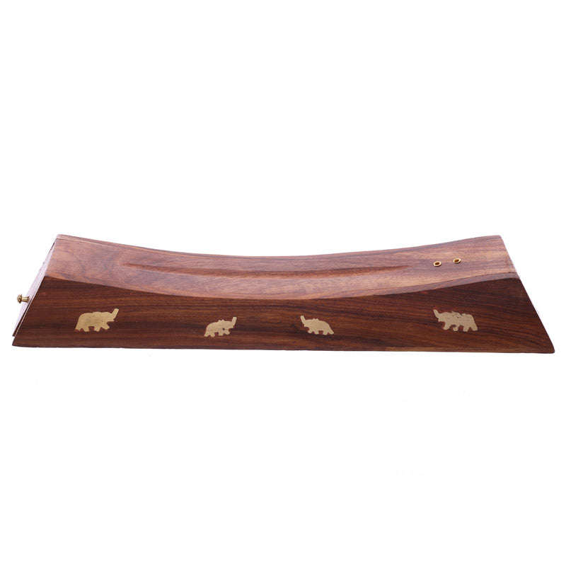 View Decorative Sheesham Wood Incense Stick Elephant Box information