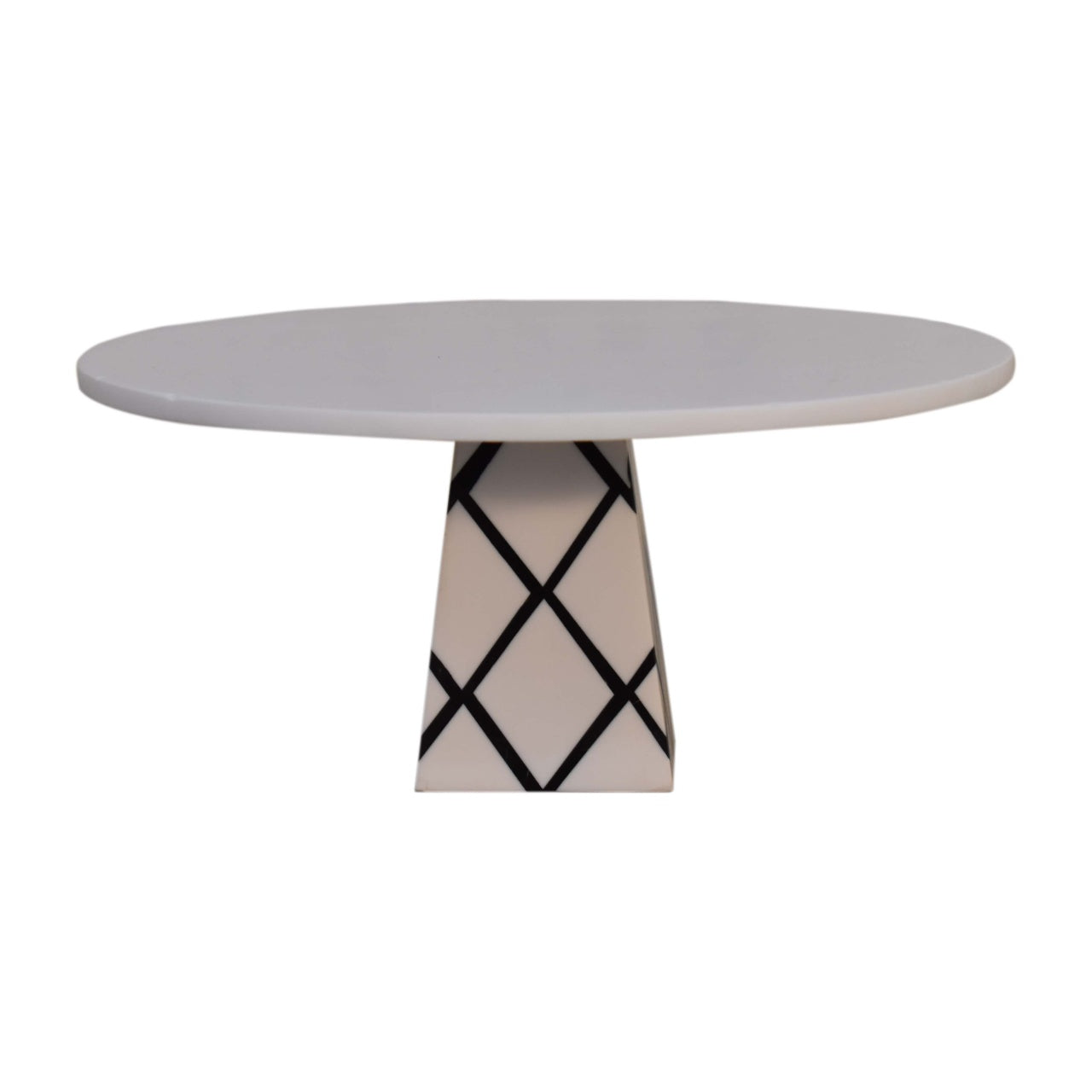 View White Resin Cake Stand information
