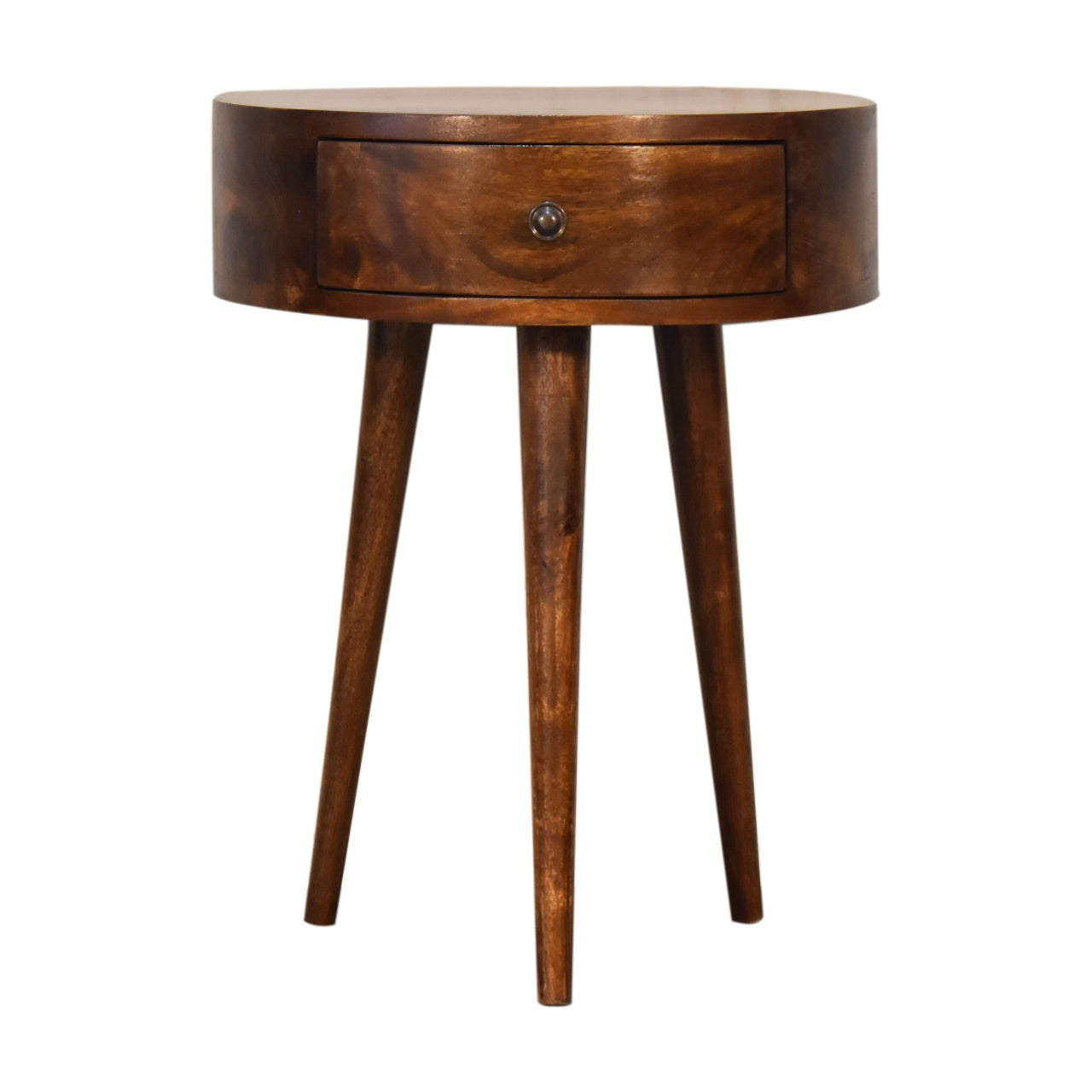 View Chestnut Semi Circle Bedside information