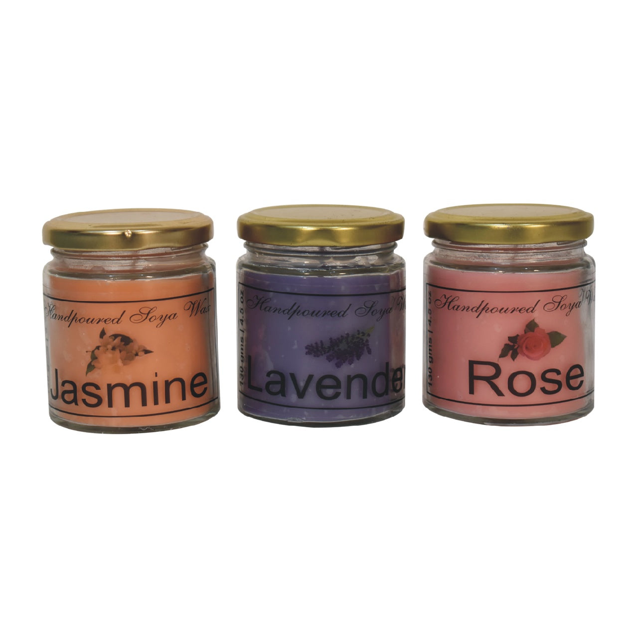 View Candle Gift Set of 3 Jasmine Lavender Rose information