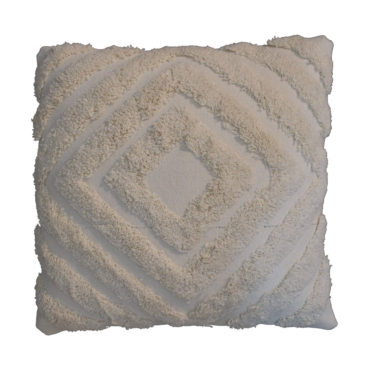 View Cream Diamond Cushion Set of 2 information