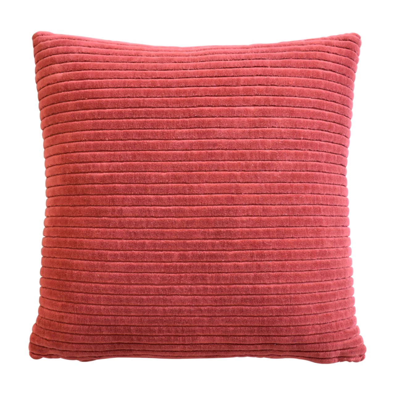 View Ribbed Red Cushion Set of 2 information