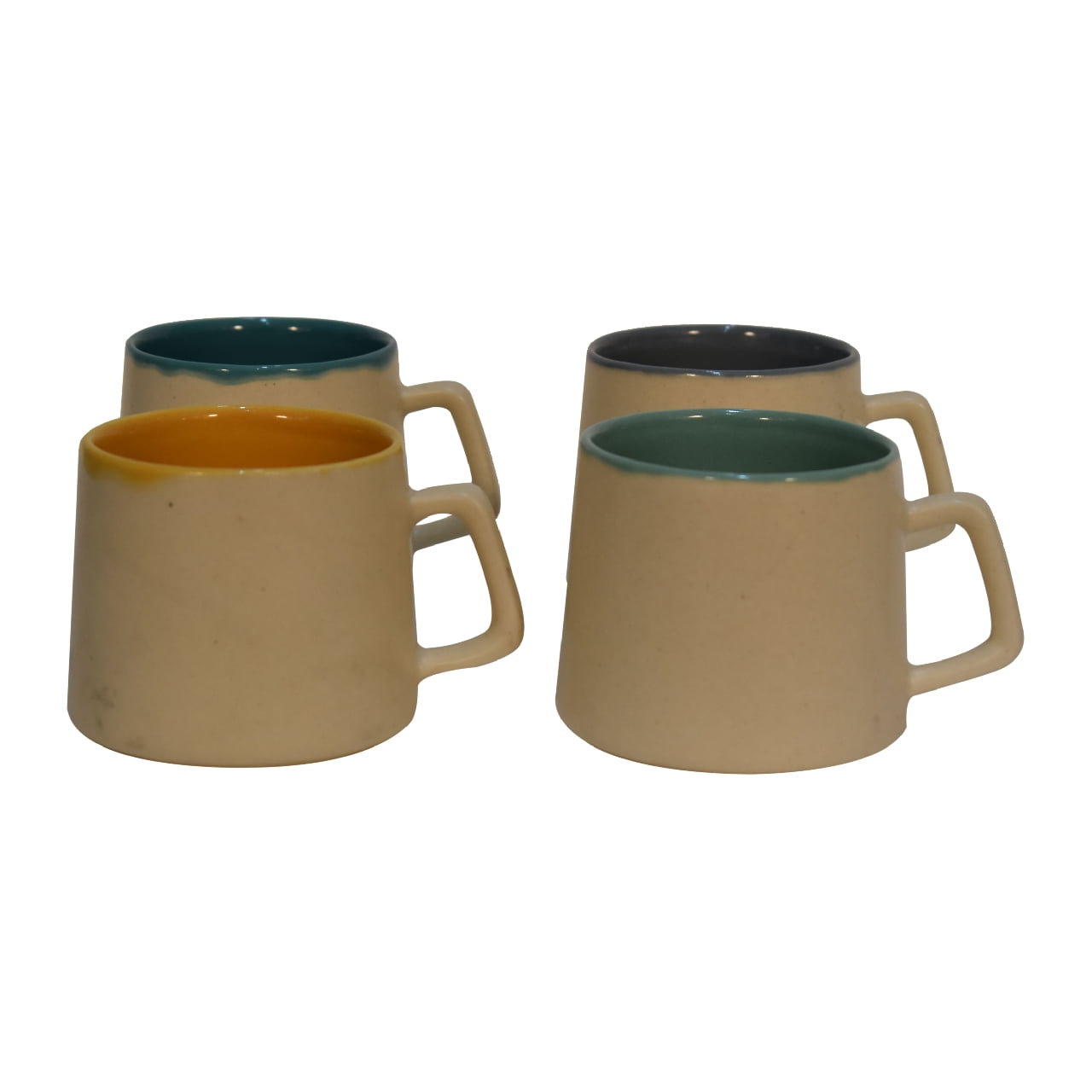 View Cream Multi Mug Set of 4 information