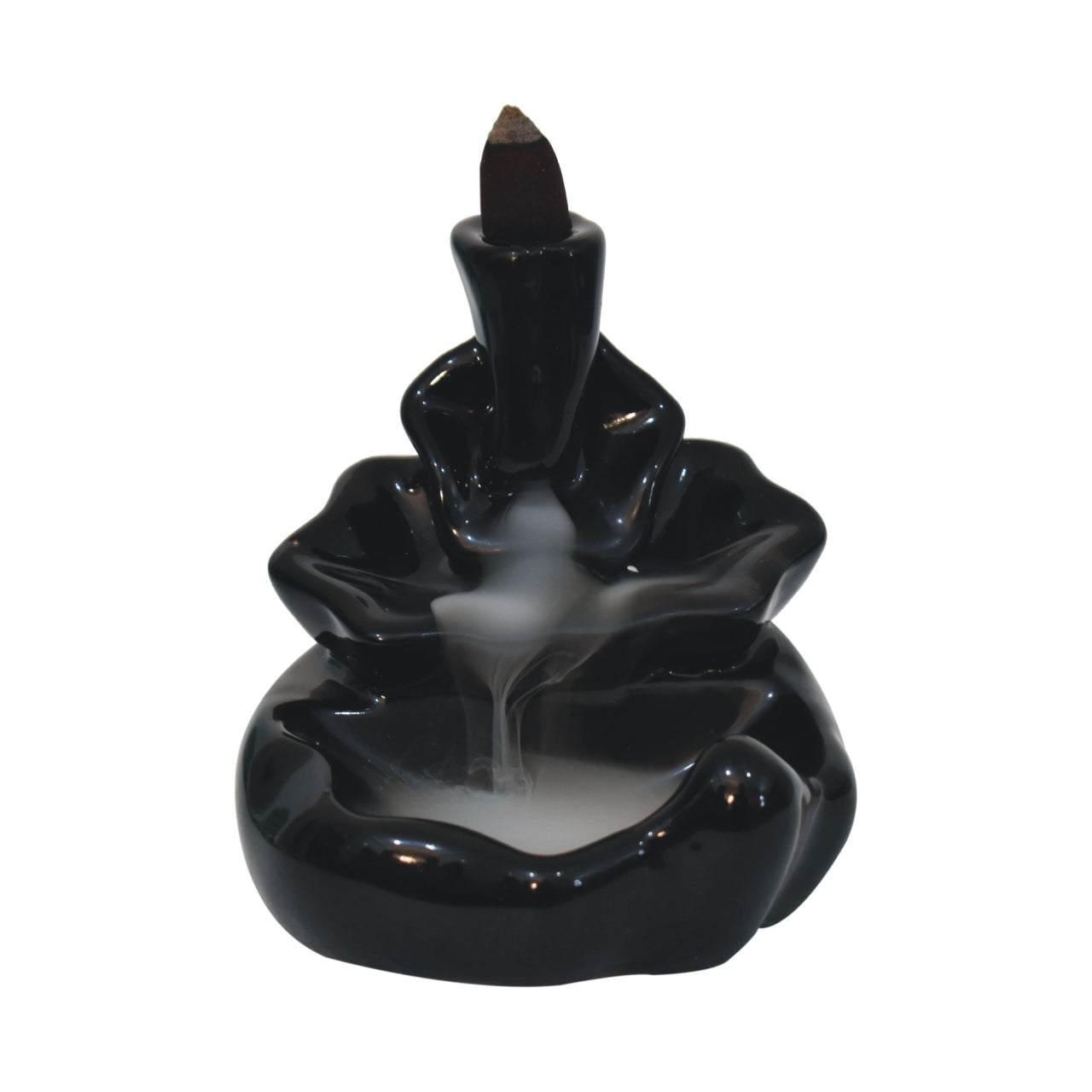 View Abstract Back Flow Burner Fountain Set Cone Fragrances Rose Lavender Jasmine Tuberose Incense Sticks Amber Lavender Oudh and Woods information