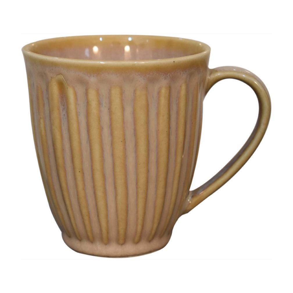 View Beige Ribbed Mug Set of 4 information