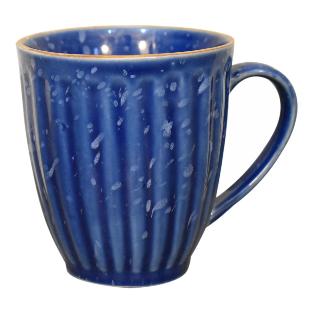 View Blue Ribbed Mug Set of 4 information