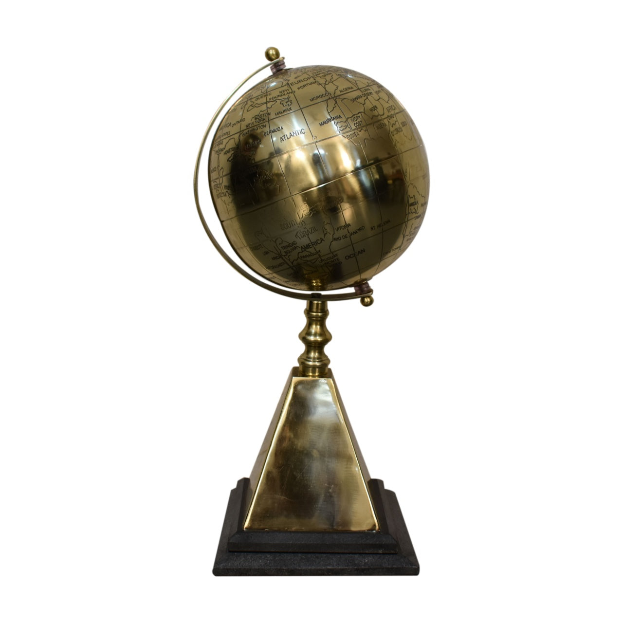 View Gold Pyramid Globe information