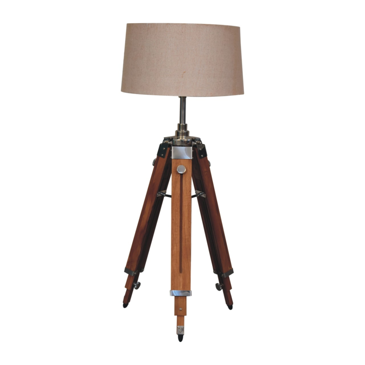 View Wooden Tripod Floor Lamp information