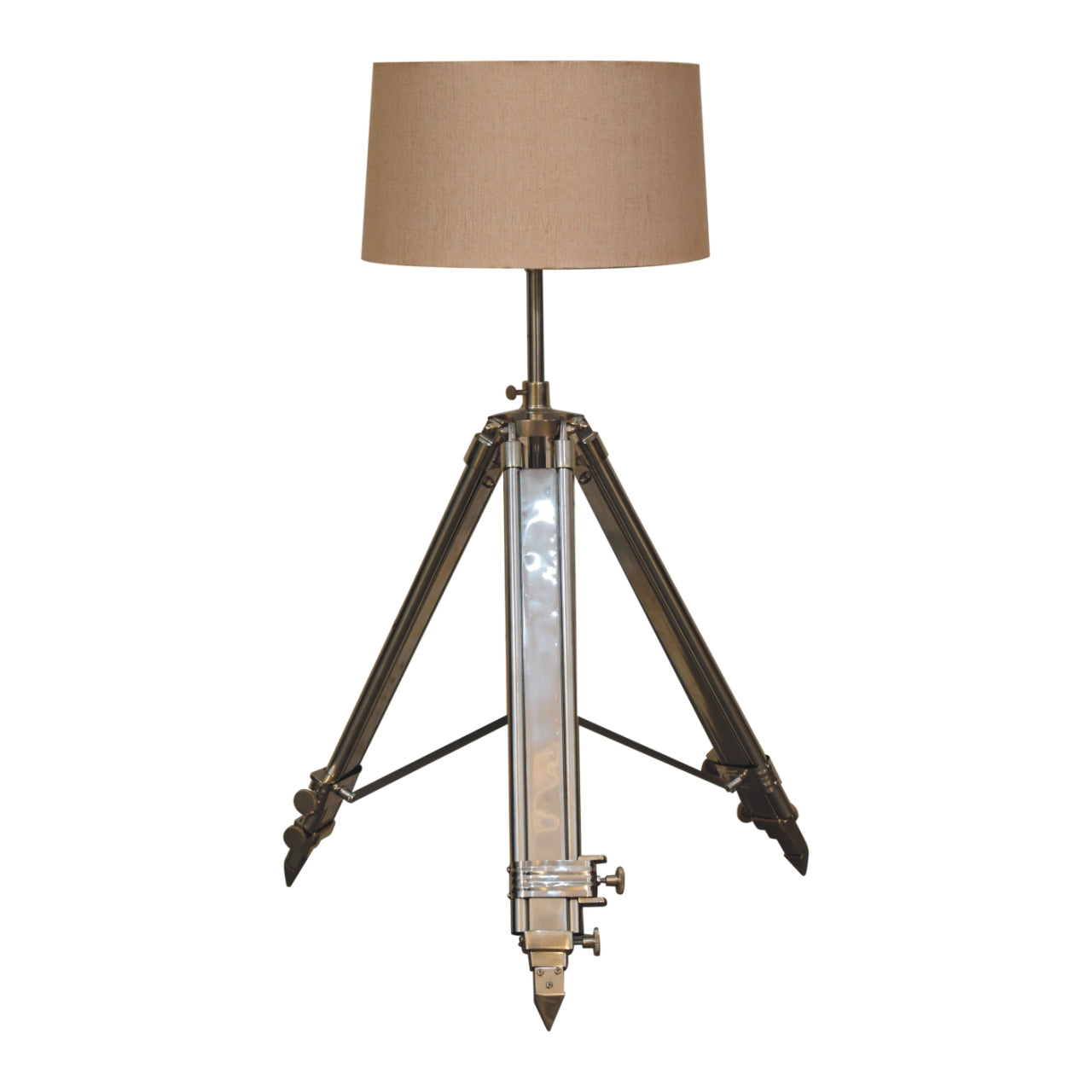 View Chrome Tripod Lamp information