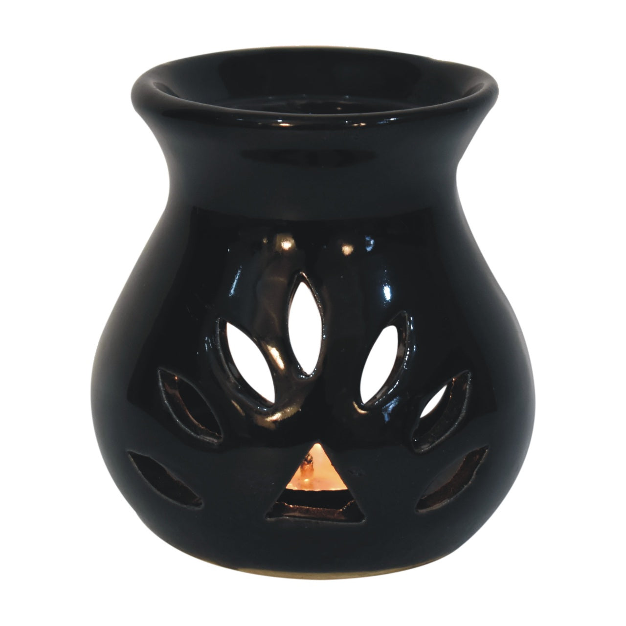 View Black Cutout Oil Burner Set Ylang Ylang White Lotus Lavender information